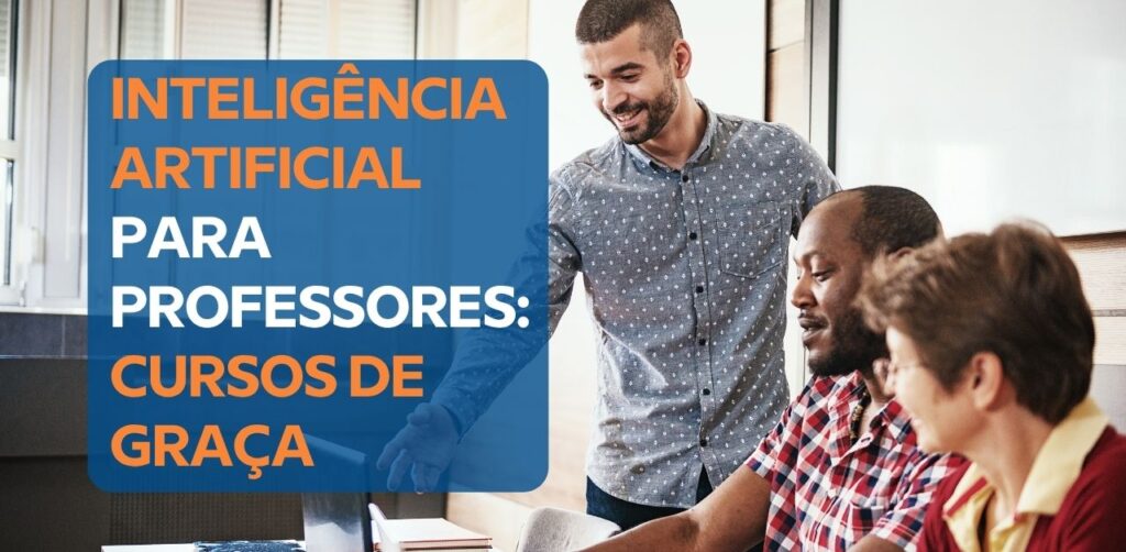 Professora prepara aula no notebook em sala vazia, com cadernos e materiais escolares sobre a mesa