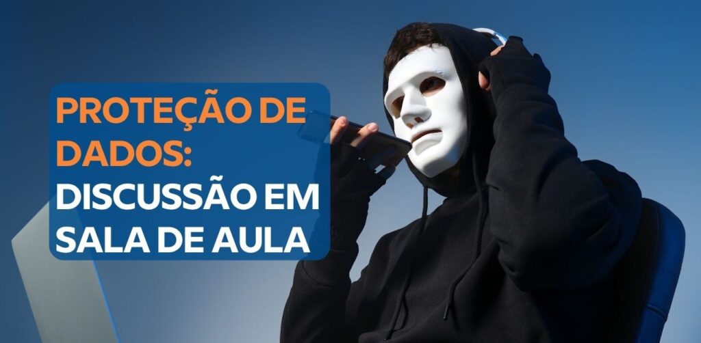 99 caracteres Adolescentes mexem no celular sentados em sala de aula enquanto a professora conversa com um deles.